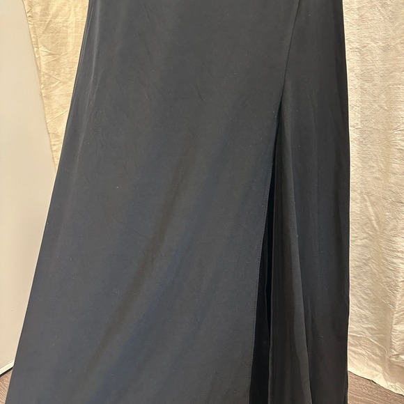 VTG Y2K Blondie Nites Stacy Sklar Black Cutout Rhinestone Embellished Prom Dress - Picture 3 of 9